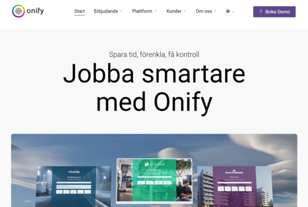Jobba smartare med Onify