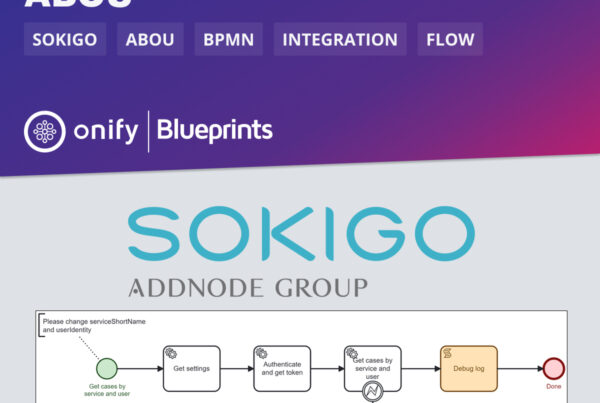 Onify Blueprint: Get cases from Sokigo Abou