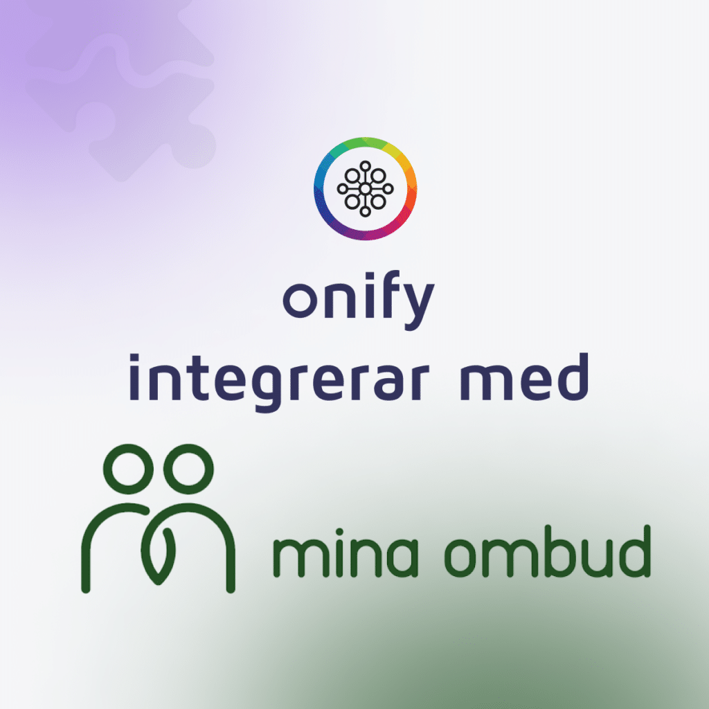Onify integrerar med Mina Ombud